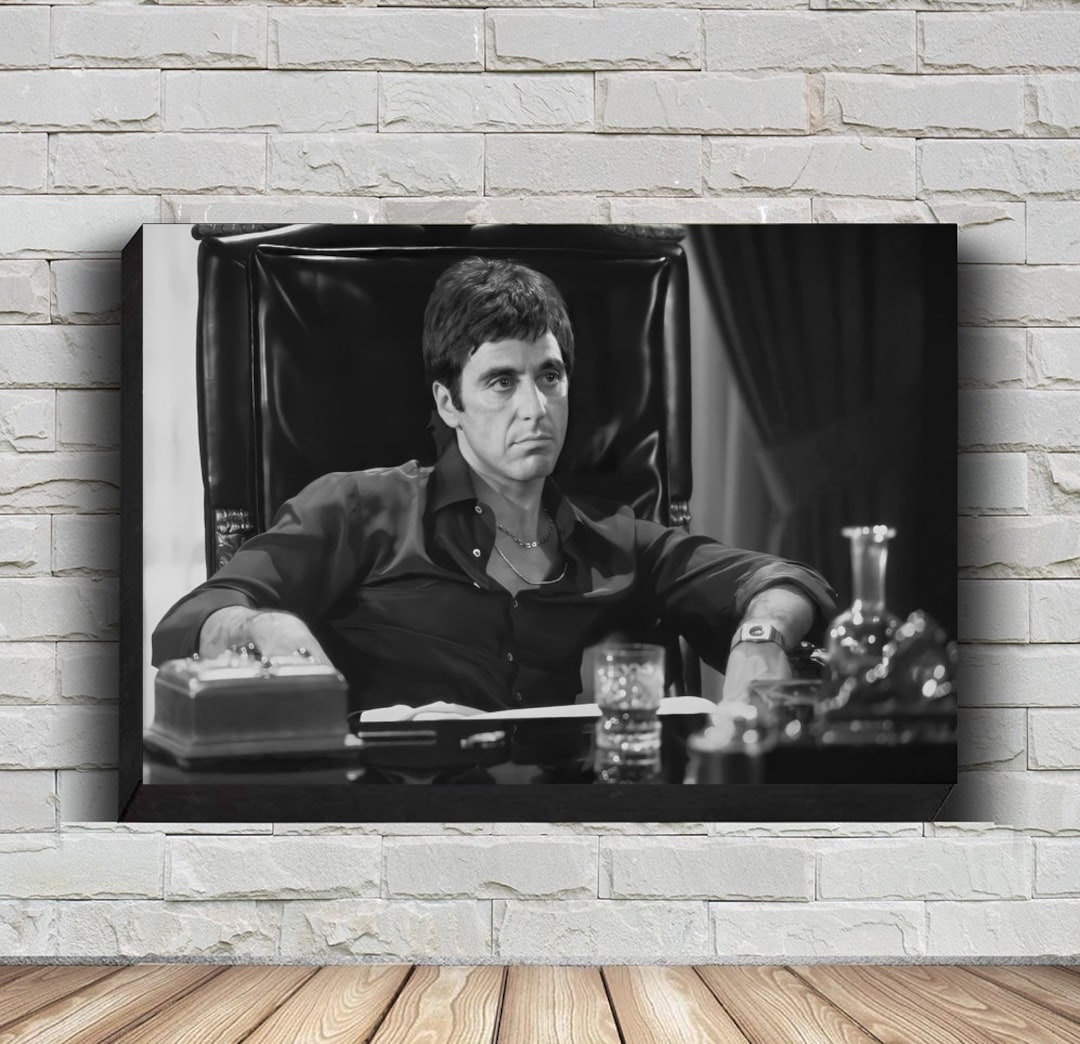 Al Pacino Scarface Movie Poster, HD Wall Art Canvas Painting for Home