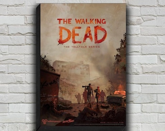 Poster del film The Walking Dead, dipinto su tela HD per la decorazione della casa