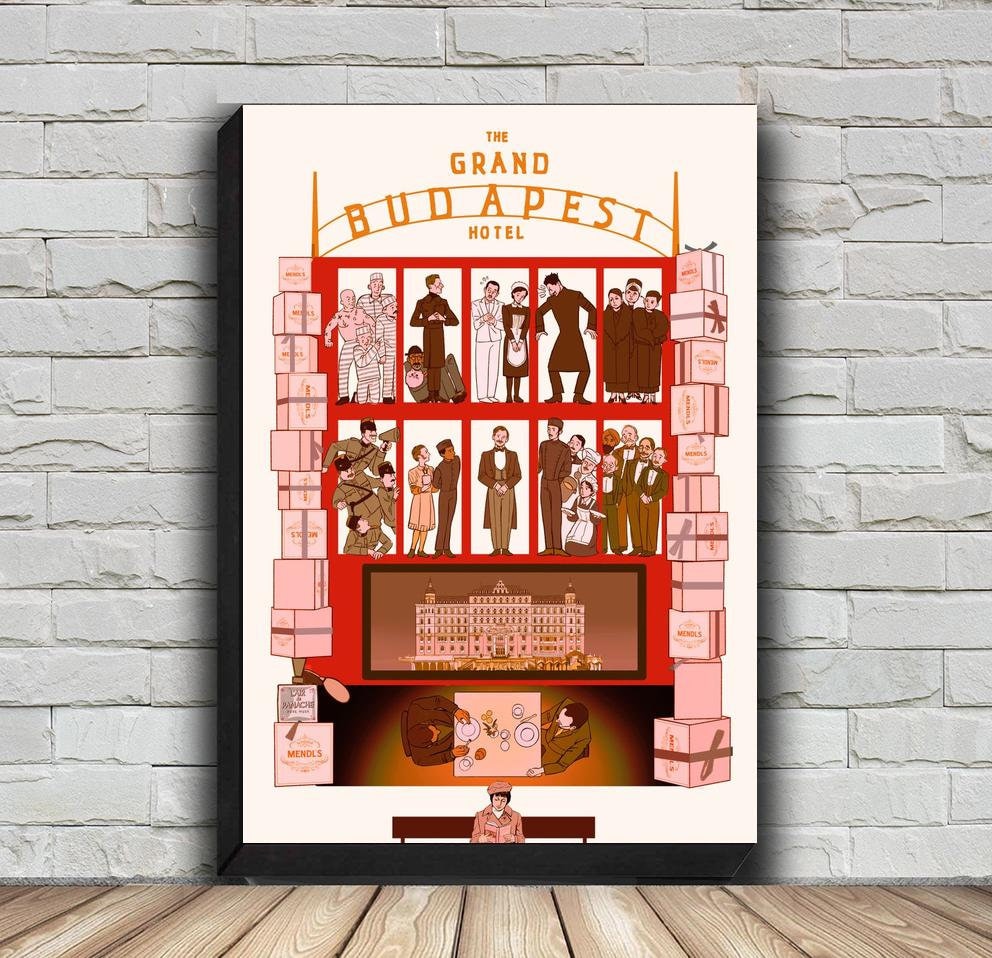CZZF The Grand Budapest Hotel Canvas Wall Art Decor CZZF The Grand Budapest Hotel Canvas Wall Art Decor
