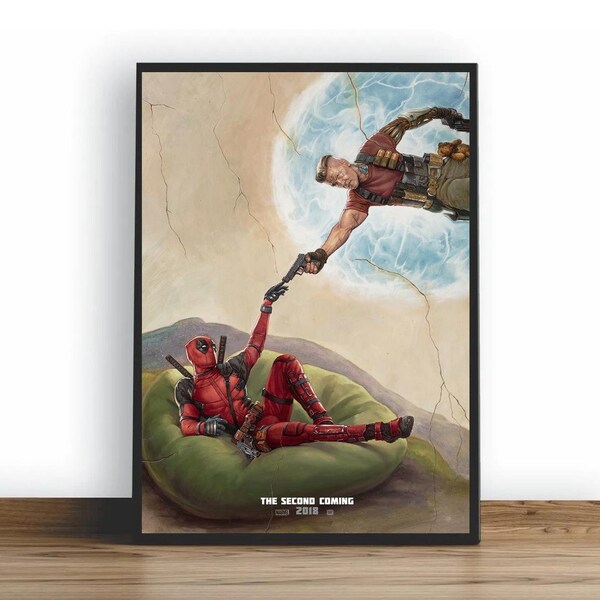 Superhero Deadpool Movie Poster, HD Wall Art Canvas Painting For Home Decor, No Frame