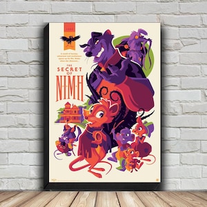 The Secret Of Nimh Movie Poster, HD Wall Art Canvas Painting For Home Decor