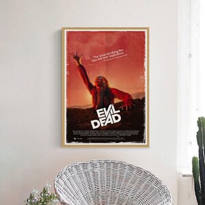 Evil Dead Movie Poster, HD Wall Art Canvas Painting For Home Decor image 2