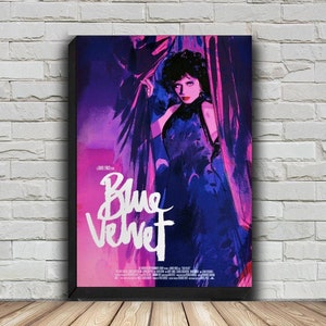 Affiche de film Blue Velvet, toile d'art mural HD pour décoration intérieure, sans cadre