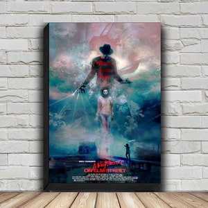 Póster de la película &quot;Pesadilla en Elm Street&quot;, lienzo de arte mural en HD para decoración del hogar