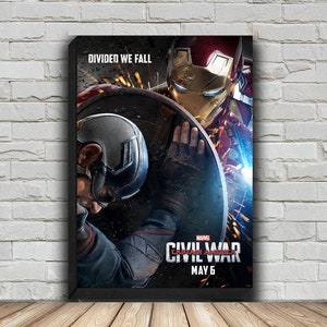 Captain America Movie Poster, HD Wall Art Canvas Painting For Home Decor, No Frame