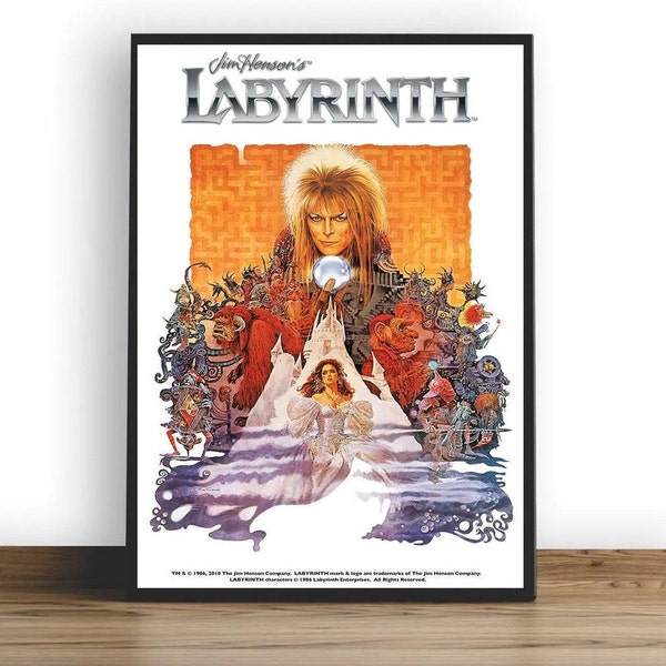 Labyrinth Movie Poster, HD Wall Art Canvas Painting For Home Decor, No Frame