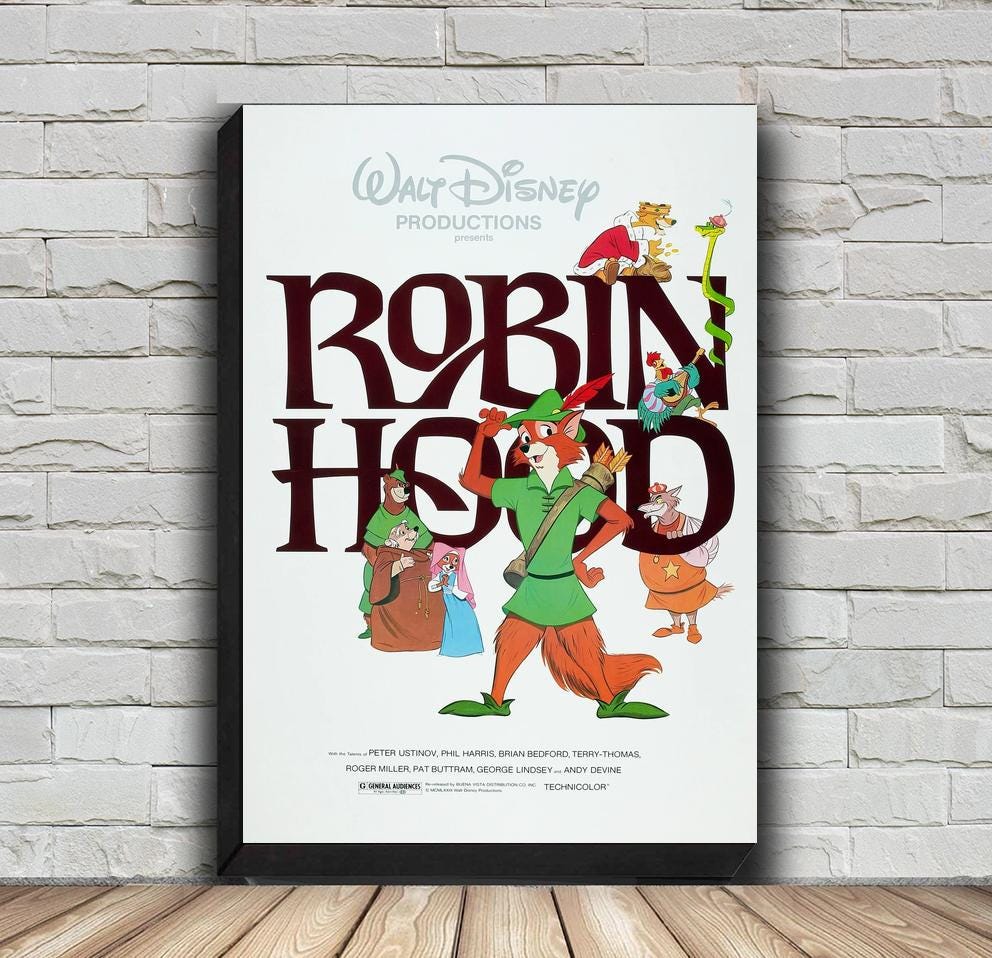 Poster Robin Hood – Affiche Cinéma 40x60 Cm – Neuf