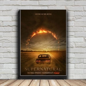 Supernatural Movie Poster, HD Wall Art Canvas Painting For Home Decor