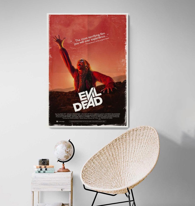 Evil Dead Movie Poster, HD Wall Art Canvas Painting For Home Decor image 3