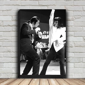 Pulp Fiction Movie Poster, HD Wall Art Canvas Painting For Home Decor, No Frame
