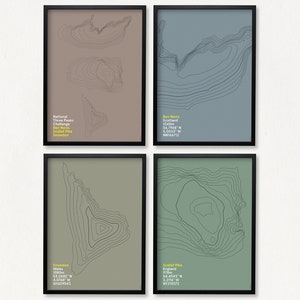 Contour Lines - National 3 Peaks Challenge