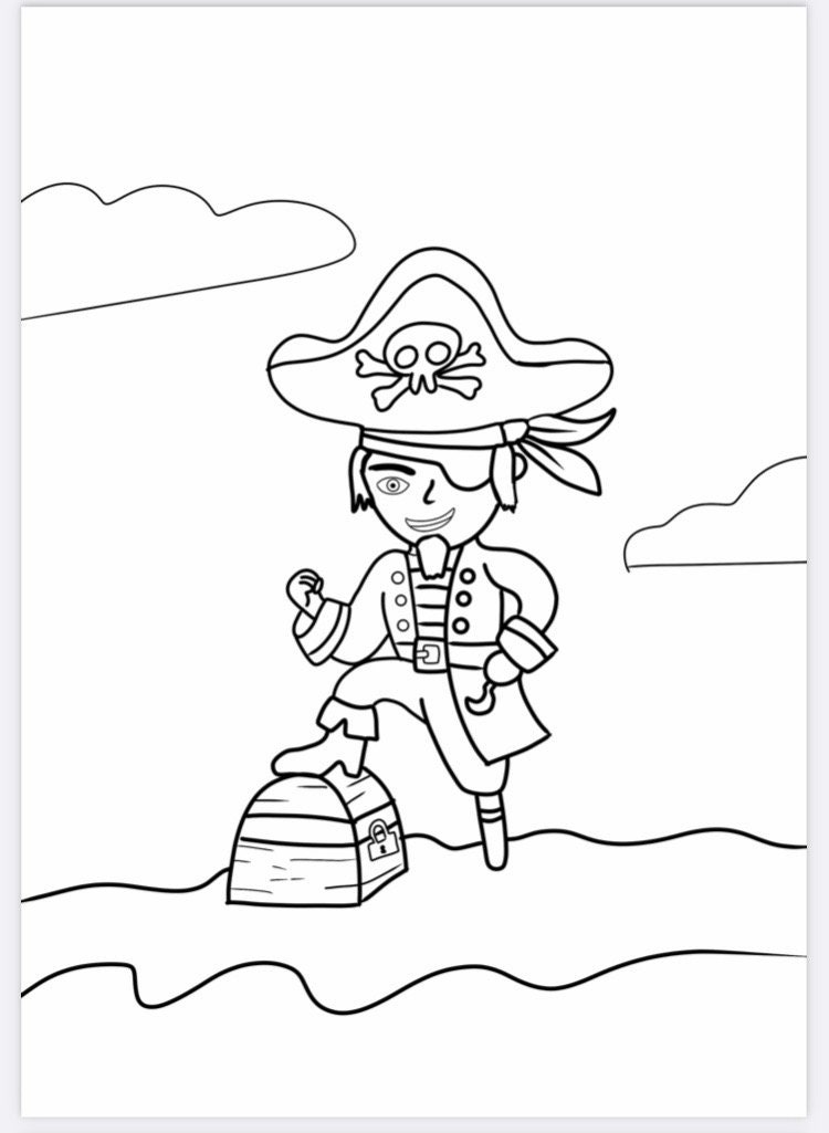 Ocean Themed Coloring Book - Etsy