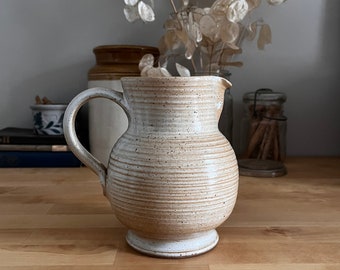 Vintage French Gres Du Marais Pitcher