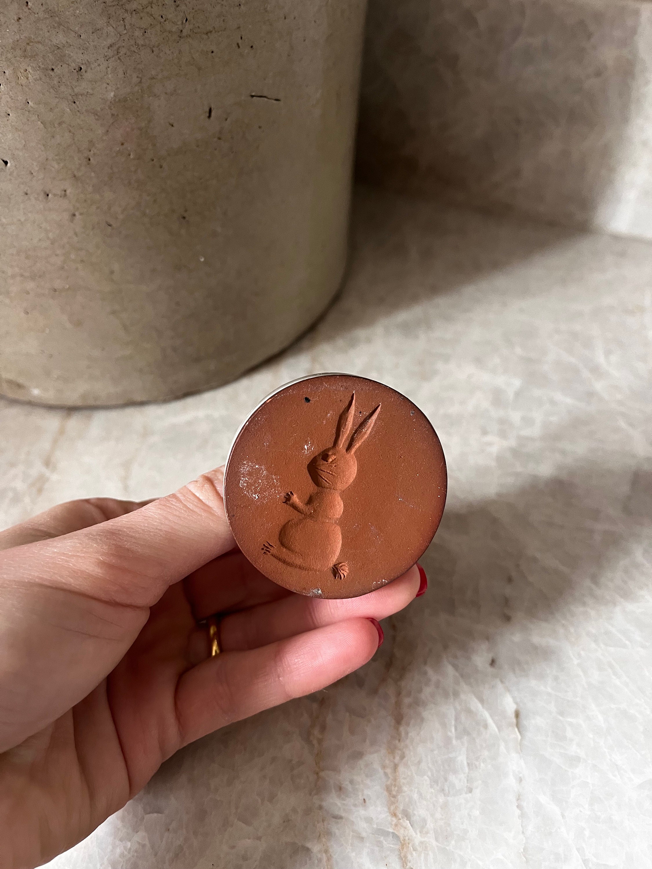 Cheap Rabbit Stamps Vintage Ceramic Rubber Rabbit Stamp - Etsy