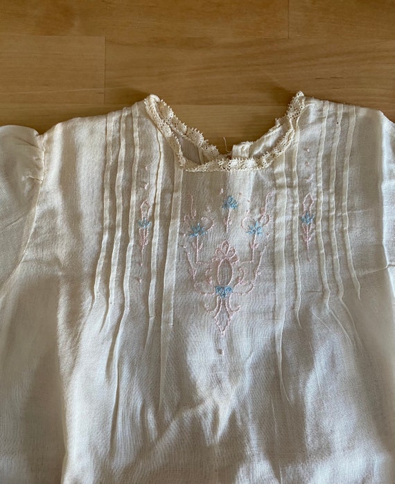 Antique Handmade Baby or Doll Dress - image 3