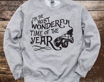 It's The Most Wonderful Time Of The Year Shirt with 4x4, Christmas Shirt, Off Road Holiday Tee or Sweatshirt