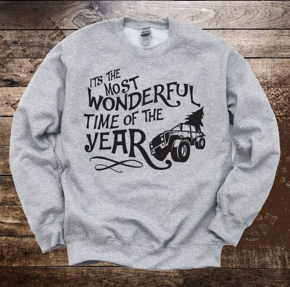 It's The Most Wonderful Time Of The Year Shirt with 4x4, Christmas Shirt, Off Road Holiday Tee or Sweatshirt