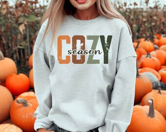 Cozy Season - Fall Sweatshirt - Cute Fall Tee