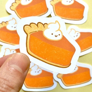 Darling Pumpkin Pie Waterproof Matte Sticker | Laptop Sticker, Decal, Water Bottle Sticker, Die Cut Sticker, Bujo, Scrapbook, Planner