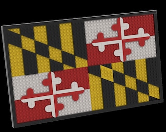 Instructions for Maryland Flag Desktop or Wallmount Display (5.7" x 9.4")