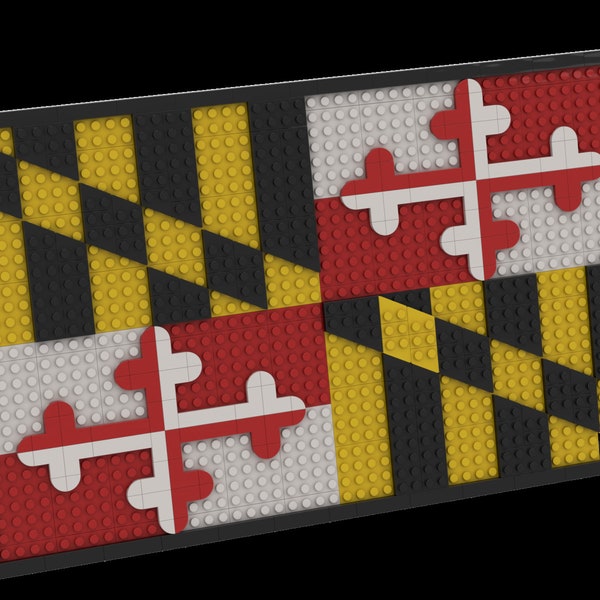 Instructions for Maryland Flag Desktop or Wallmount Display (5.7" x 9.4")