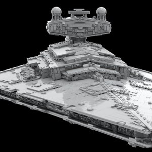 Conversion Instructions for UCS Imperial I Class Star Destroyer to Imperial II class Star Destroyer and Detail Overhaul image 8