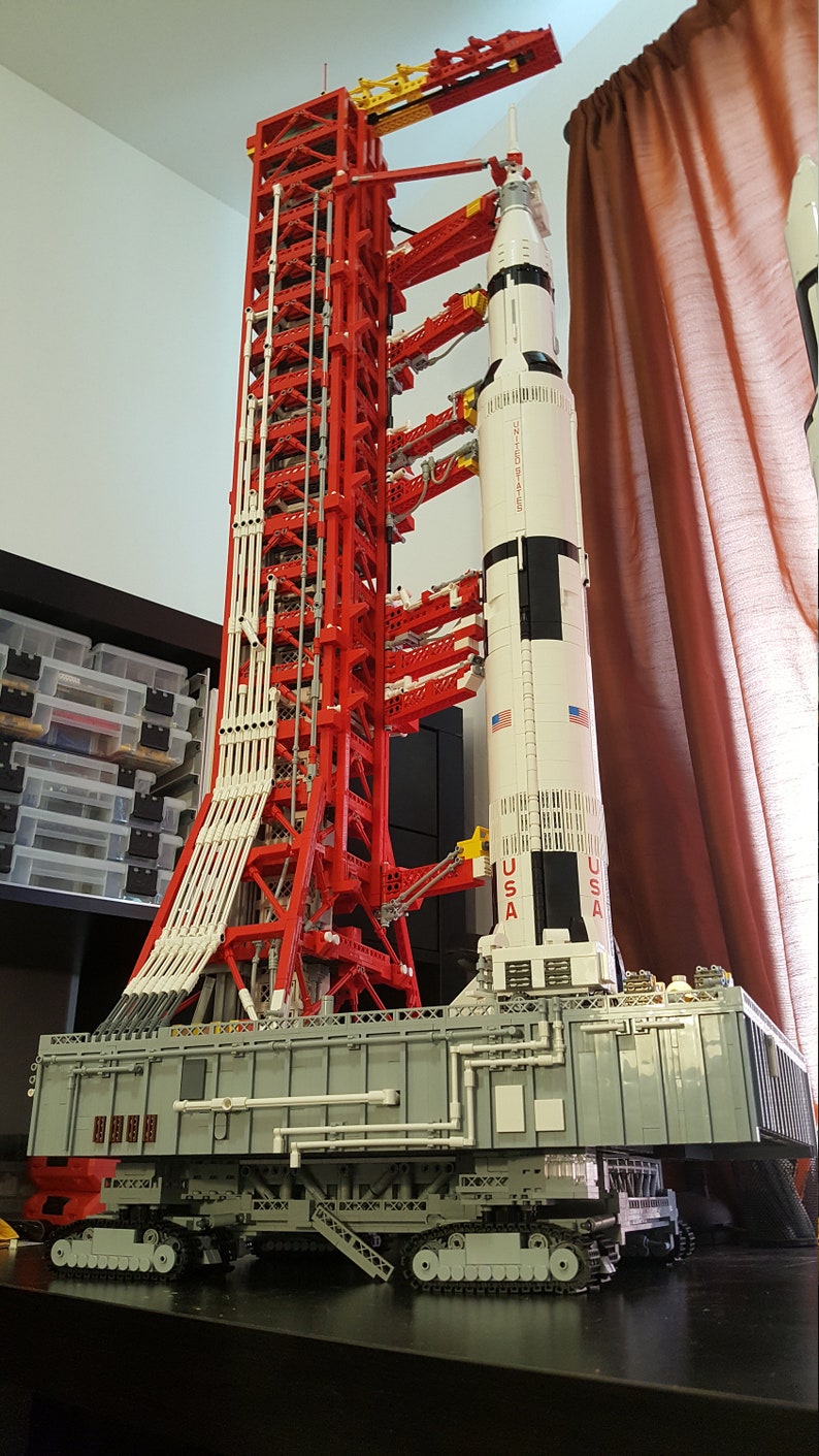 Lego Saturn V Launch Umbilical Tower Instructions V4.4 Toys & Games