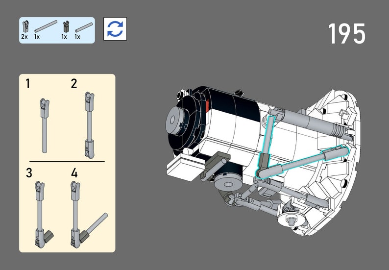 Instructions for 1:73 Scale NASA Skylab MOC image 7