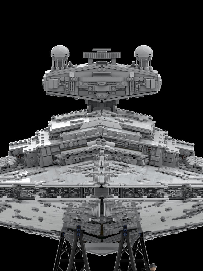 Conversion Instructions for UCS Imperial I Class Star Destroyer to Imperial II class Star Destroyer and Detail Overhaul image 7