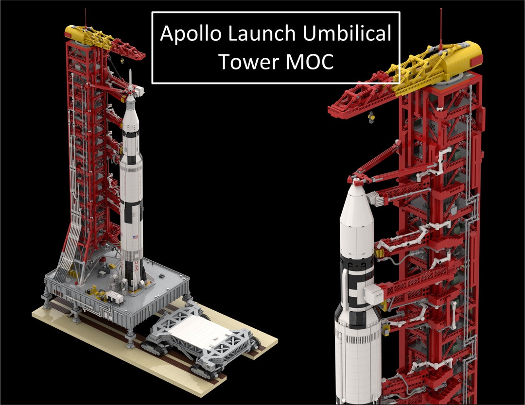 Wings jogger overskridelsen Instructions for Saturn Launch Umbilical Tower MOC V5.0 Now - Etsy