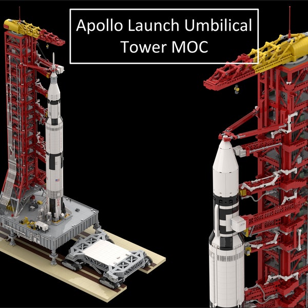 Anleitung für Saturn Launch Nabelturm MOC (V6.0) jetzt mit Skylab und Mikstool Version