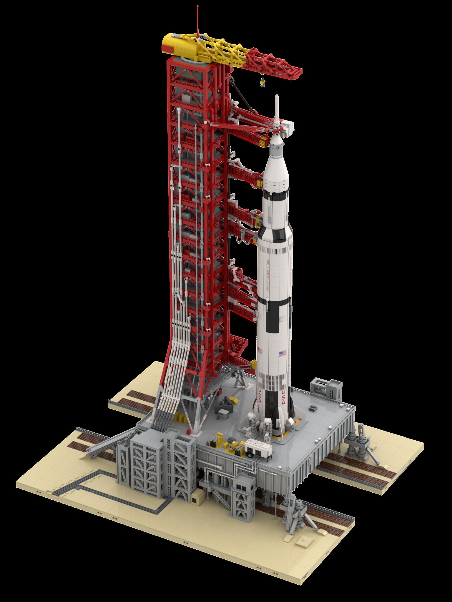 Instructions Launch Complex MOC for Saturn V - Etsy