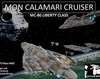 Instructions for Rebel Alliance Mon Calamari MC-80 Liberty Class Heavy Battle Cruiser MOC