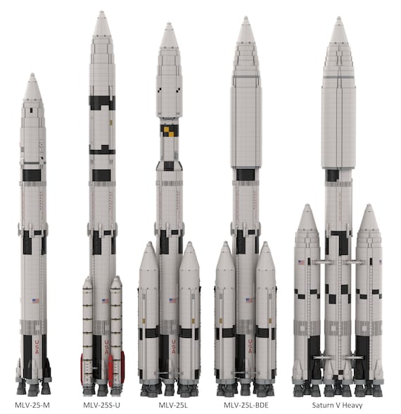 Buy Instructions for Saturn V MLV Series MOC Modifications for Saturn V Kit Online in India Etsy