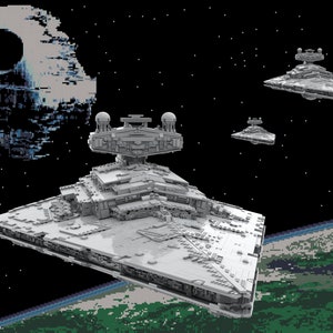 Conversion Instructions for UCS Imperial I Class Star Destroyer to Imperial II class Star Destroyer and Detail Overhaul image 2