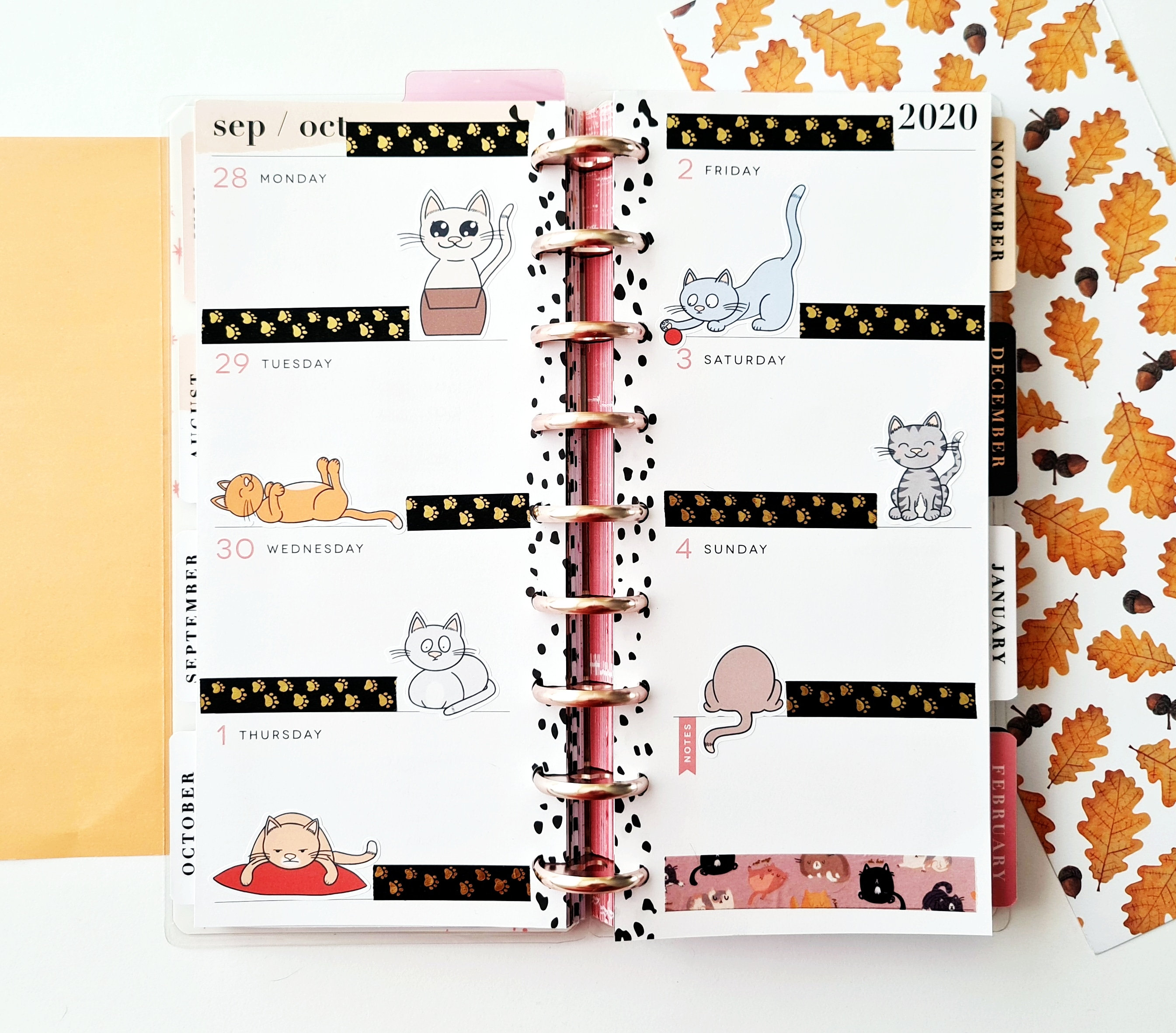 Cute Cat Stickers Cute Stickers Planner Stickers Bullet | Etsy