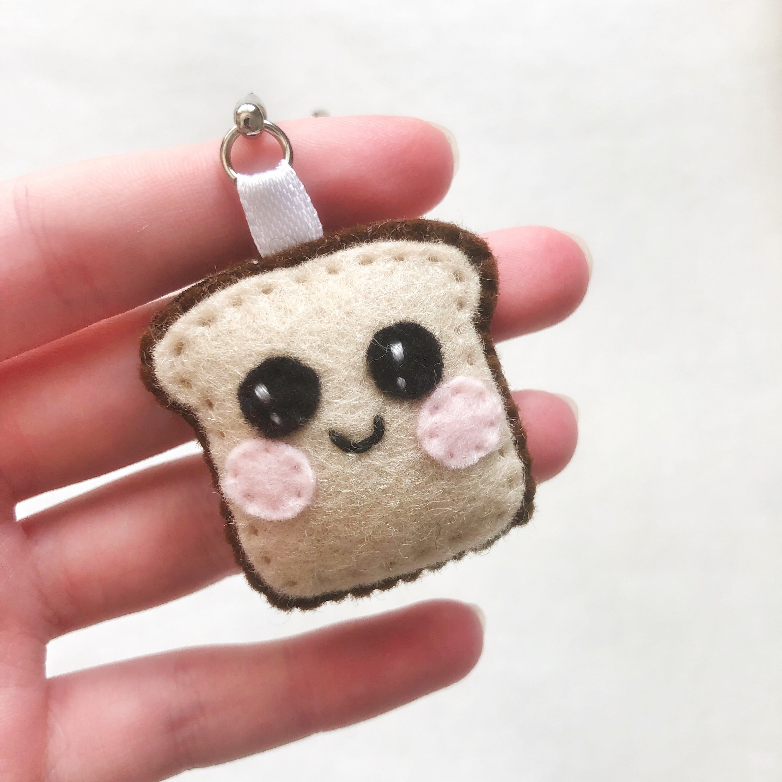 Handmade Bread Cute Keyring Keychain Etsy