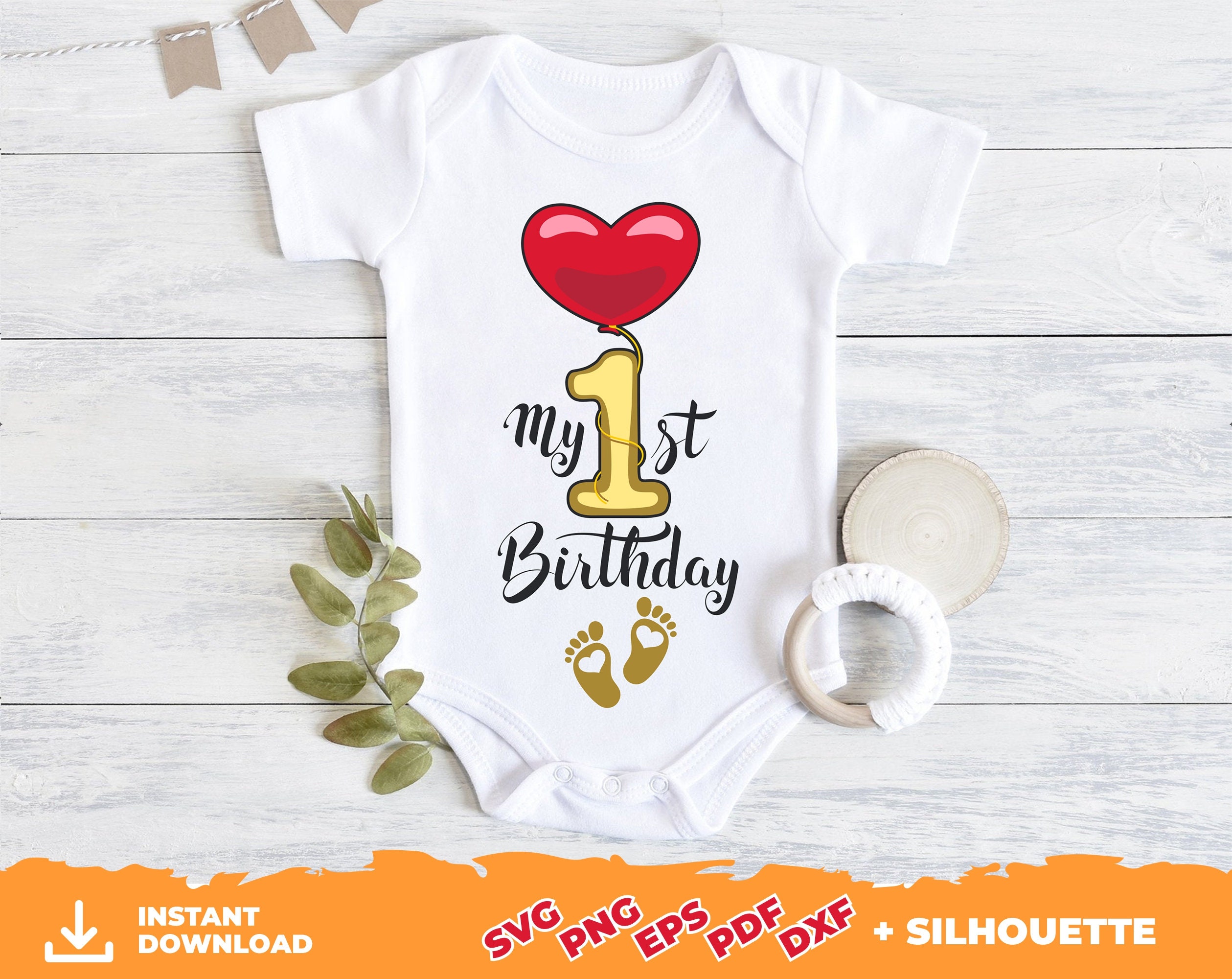 Download 1st Birthday svg Baby svg Pregnancy svg Baby onesie svg Baby | Etsy