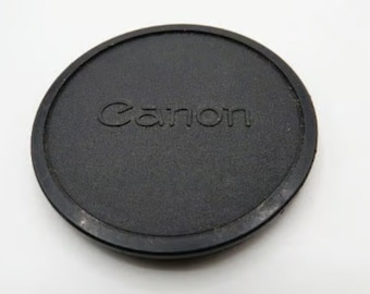 Vintage Canon Black Plastic Lens Cap - Canon No. 5 - 55mm Diameter - Push on