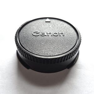 Canon - Black Plastic Rear Lens Cap - Fits Canon AE-1 Camera Lens