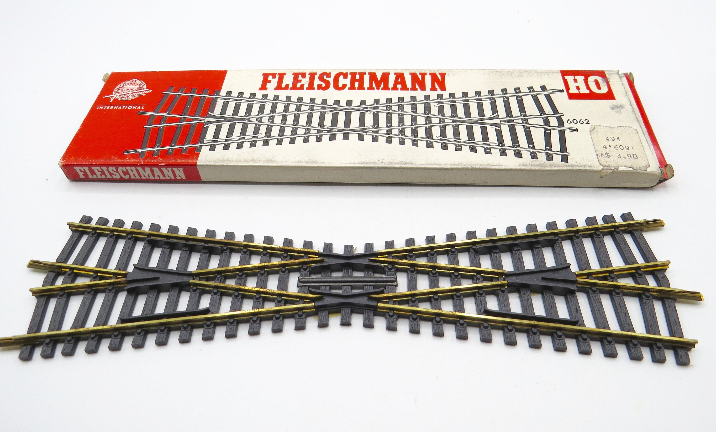 Fleischmann HO art 6062 1 x incrocio snello Nuovo/Scatola Originale 