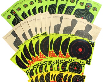 50 Pack Assortment of Shooting Targets
