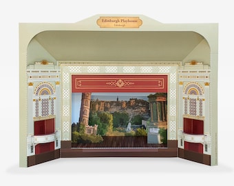 Edinburgh Playhouse Theatre - Cut Out and Build your own Miniature Theatre Model Kit