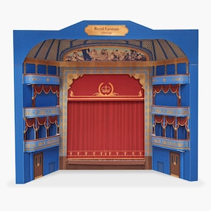 Lyceum Theatre, Edynburg - Wytnij i zbuduj własny zestaw do budowy miniaturowego teatru