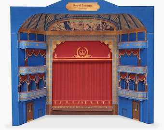 Lyceum Theatre, Edinburgh: knip en bouw je eigen miniatuurtheatermodel