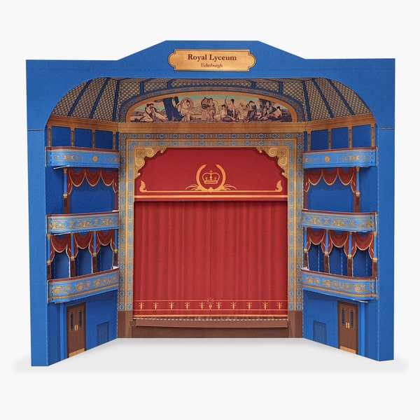 Lyceum Theatre, Édimbourg - Découpez et construisez votre propre kit de modèle de théâtre miniature