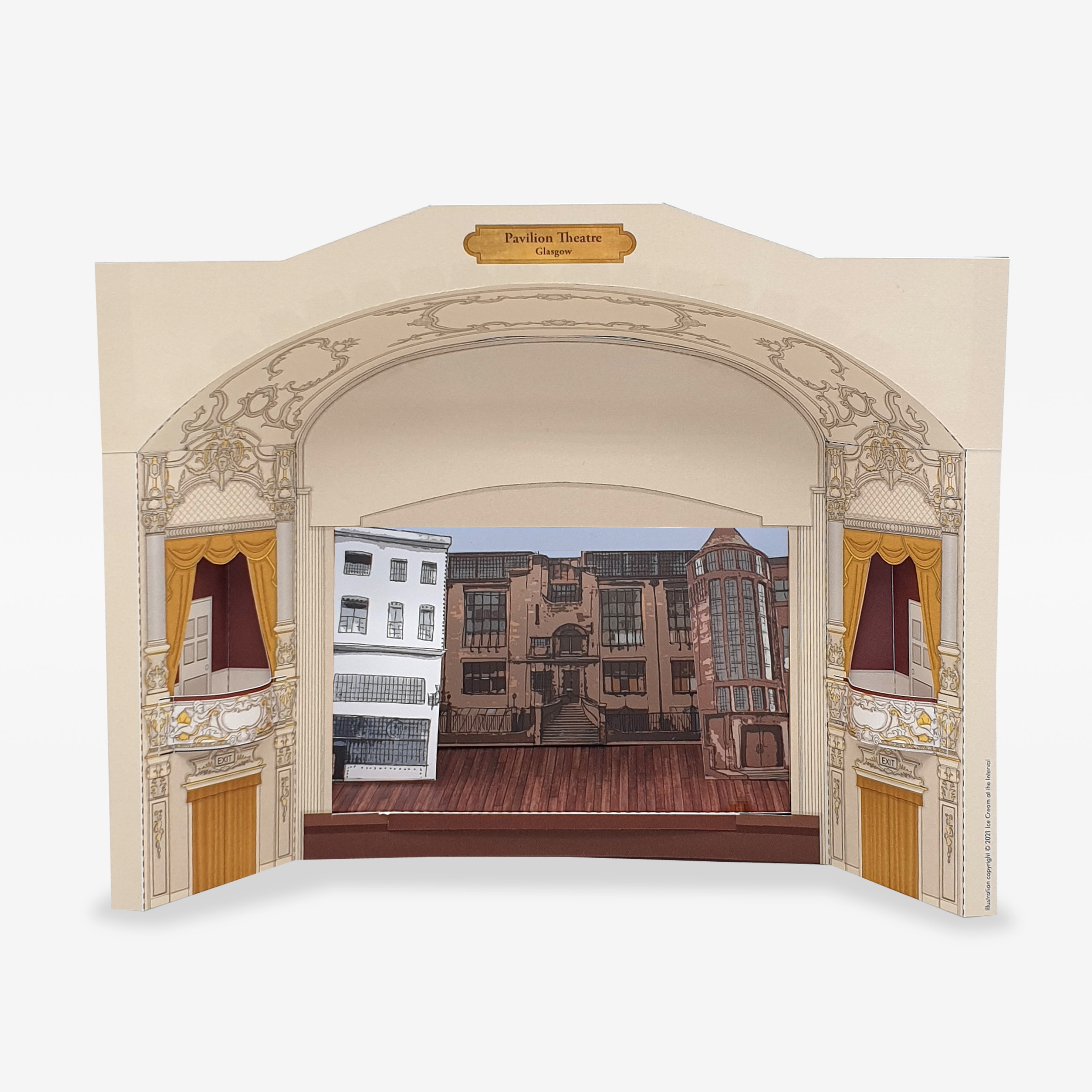 Pavilion Theatre, Glasgow - Cut Out and Build your own Miniature Theatre Model Kit