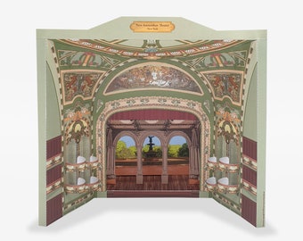 New Amsterdam Theater, New York - Cut Out and Build your own Miniature Theater Model Kit