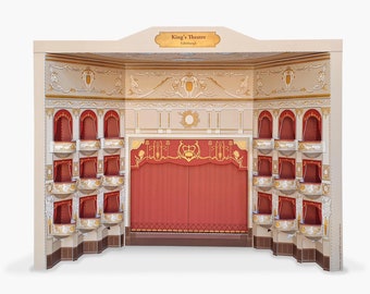 King’s Theatre, Edinburgh - Cut Out and Build your own Miniature Edinburgh Theatre Model Kit