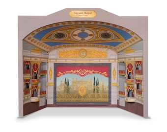 Theatre Royal Drury Lane, London - Cut Out and Build your own Miniature Theatre Model Kit